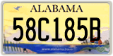Alabama, Vanity Plates