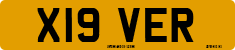 License plate of the United Kingdom, 1983 year system