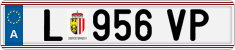 License plate of Austria, Regular plates