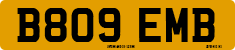 License plate of the United Kingdom, 1983 year system