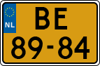 License plate of the Netherlands, Imported oldtimers (commercial vehicles)