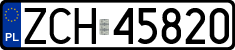 License plates of Poland, Regular car plates