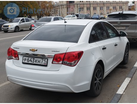 р643кн71, Chevrolet Cruze