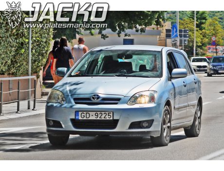 GD-9225, Toyota Corolla