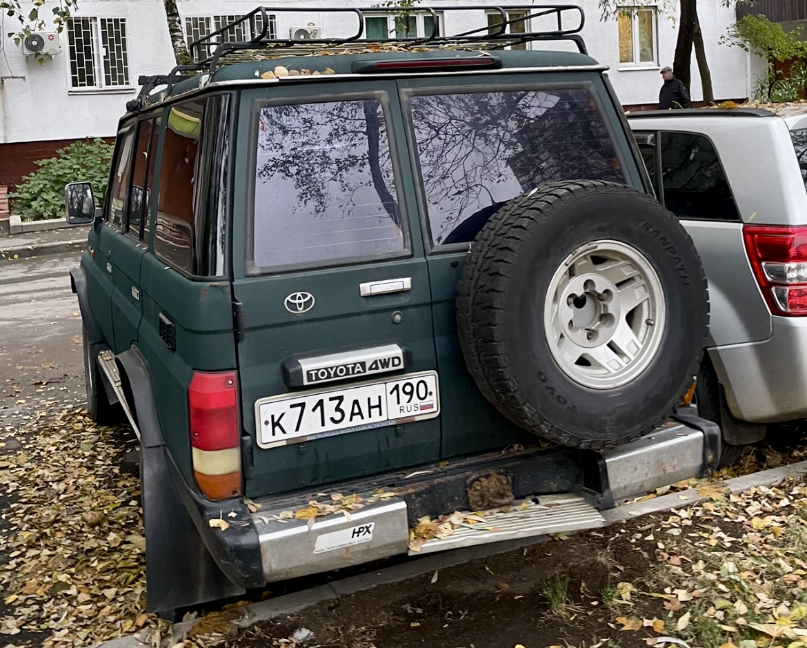 к 713 ан 190, Toyota Land Cruiser Prado 1st gen 5-door SUV (J78/J79), 1990–1996