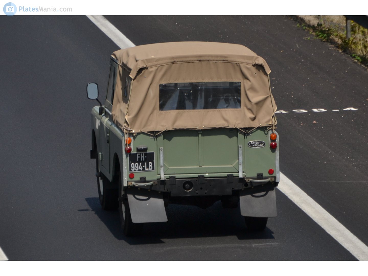 FH-994-LB, Land Rover Series III 88'' Soft-top Convertible, 1971–1985