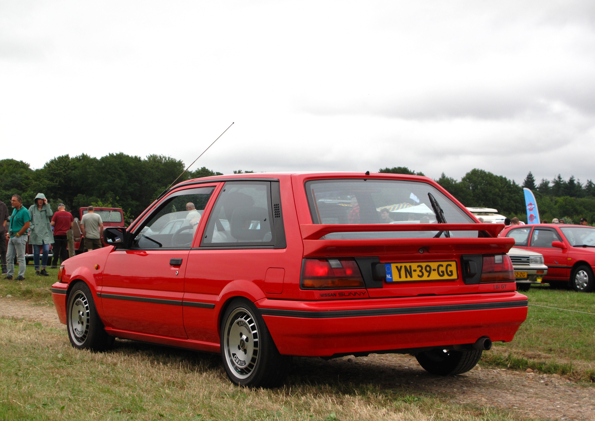 YN-39-GG, Nissan Sunny 6th gen 3-door Hatchback (N13; EU-market), 1986–1990