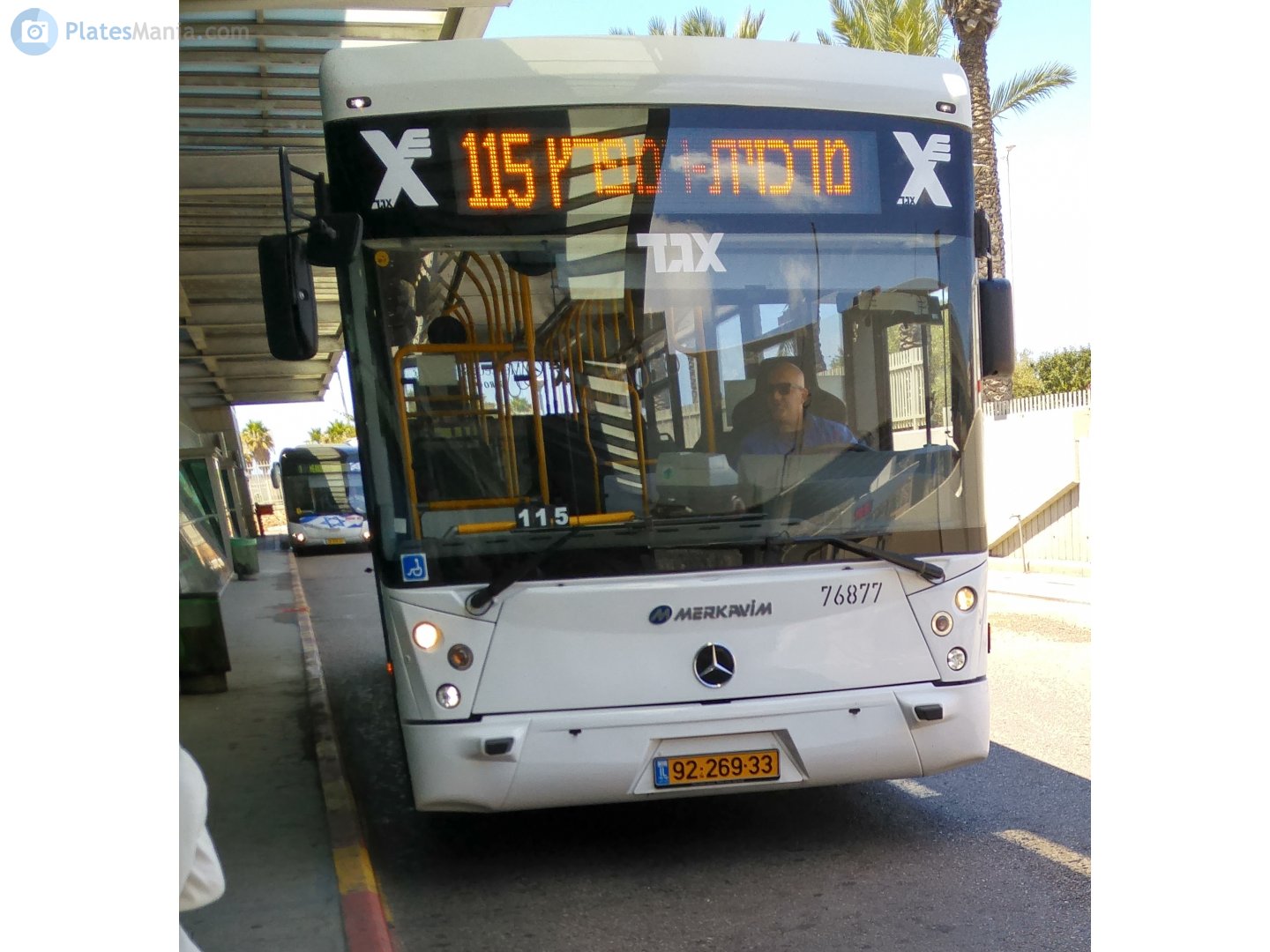 92-269-33, Merkavim Pioneer 3465 Pioneer (Mercedes-Benz OC500LE)