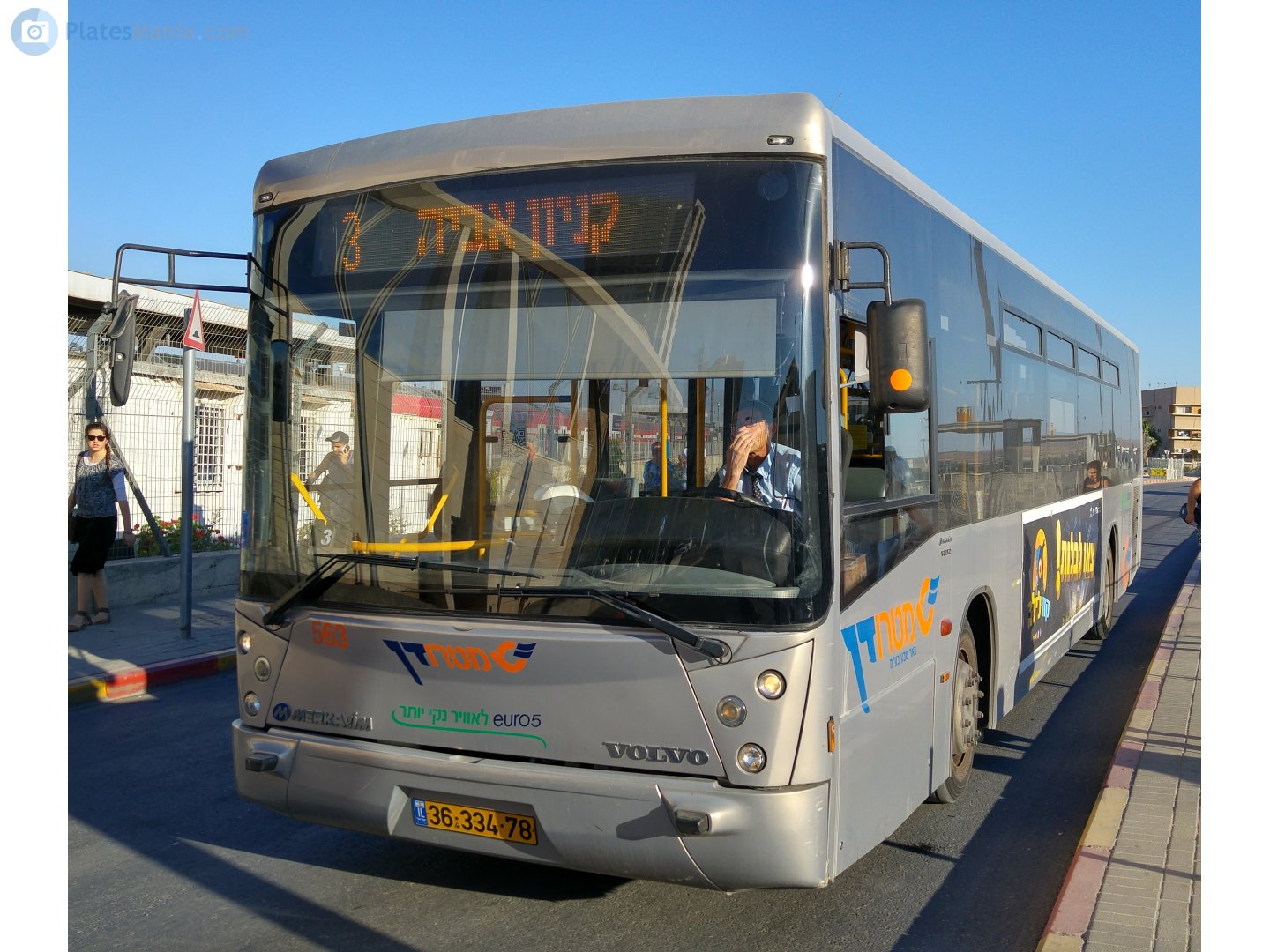 36-334-78, Merkavim Pioneer 3397 Pioneer (Volvo B7RLE 4x2)