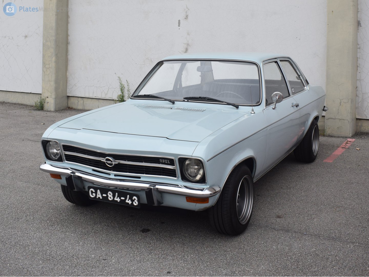 GA-84-43, Opel Ascona 1st gen 2-door Sedan (A), 1970–1975