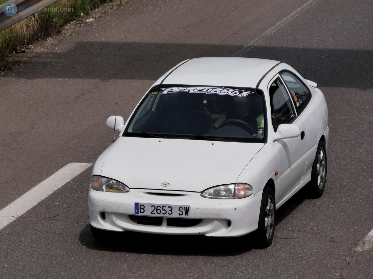 B 2653 SW, Hyundai Accent 1st gen 3-door Hatch (X3), 1994–2000