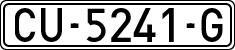 License plates of Spain, 1971 year series
