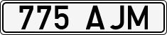License plate of Estonia, Regular car plates