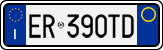 License plate of Italy, Cars (1994 year series)