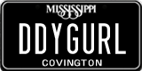 Mississippi, Vanity Plates