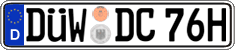 German license plate, Plates for oldtimers (type 