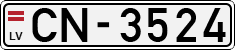 License plate of Latvia, Regular car plates