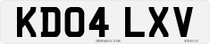 License plate of the United Kingdom, 2001 year system