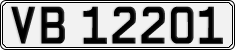License plate of Norway, Cars
