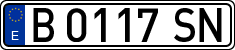 License plates of Spain, 1971 year series