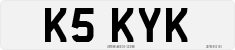 License plate of the United Kingdom, 1983 year system