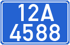 License plate of Vietnam, Government and public administrations