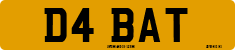 License plate of the United Kingdom, 1983 year system