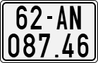 License plate of Vietnam, Motorcycles