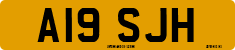 License plate of the United Kingdom, 1983 year system