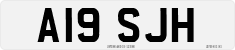 License plate of the United Kingdom, 1983 year system