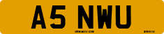 License plate of the United Kingdom, 1983 year system