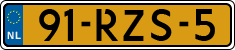 License plate of the Netherlands, Cars