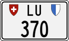 License plate of Switzerland, Cars