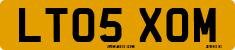 License plate of the United Kingdom, 2001 year system
