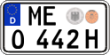 German license plate, Plates for oldtimers (type 