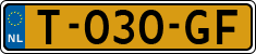 License plate of the Netherlands, Cars