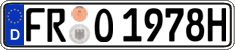 German license plate, Plates for oldtimers (type 
