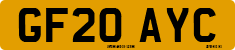 License plate of the United Kingdom, 2001 year system