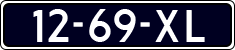 License plate of the Netherlands, Cars