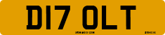 License plate of the United Kingdom, 1983 year system
