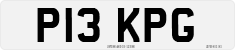 License plate of the United Kingdom, 1983 year system