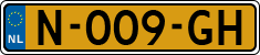License plate of the Netherlands, Cars