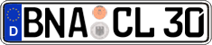 German license plate, Regular plates