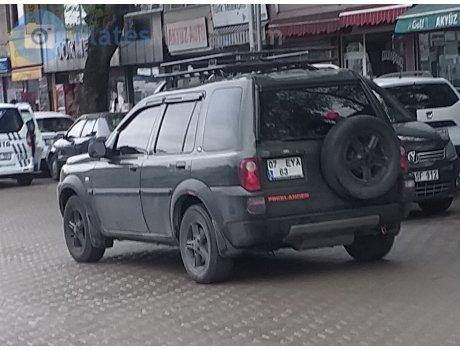 07 EYA 63, Land Rover Freelander