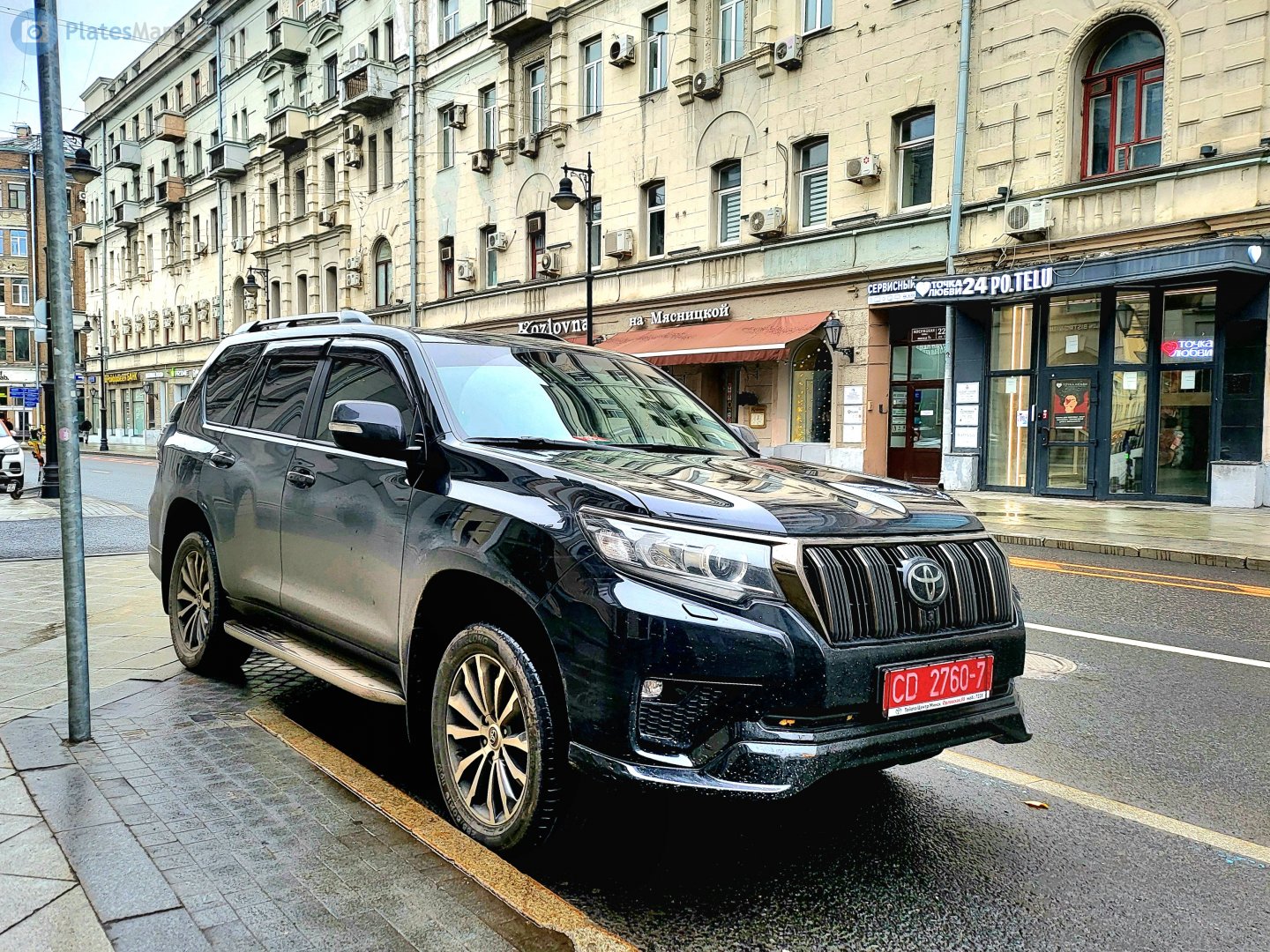 CD 2760-7, Toyota Land Cruiser Prado 4th gen 5-door SUV (J150), 2nd facelift, 2017–2023