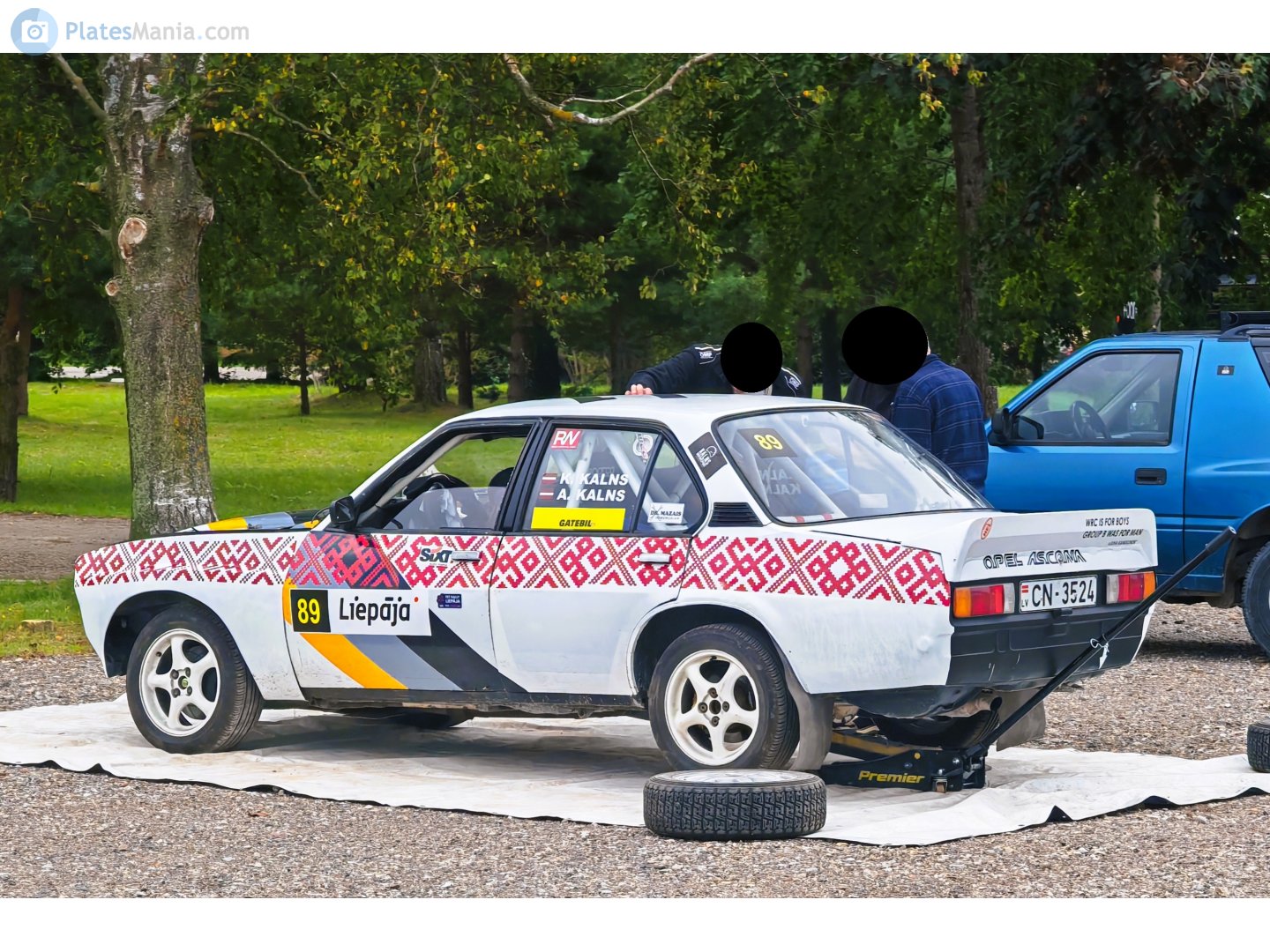 CN-3524, Opel Ascona 2nd gen 4-door Sedan (B), 1975–1981