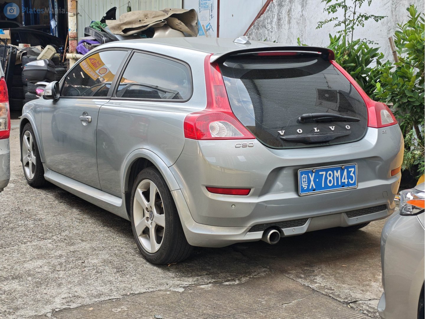 粤X·78M43, Volvo C30 1st gen (533), facelift, 2009–2013