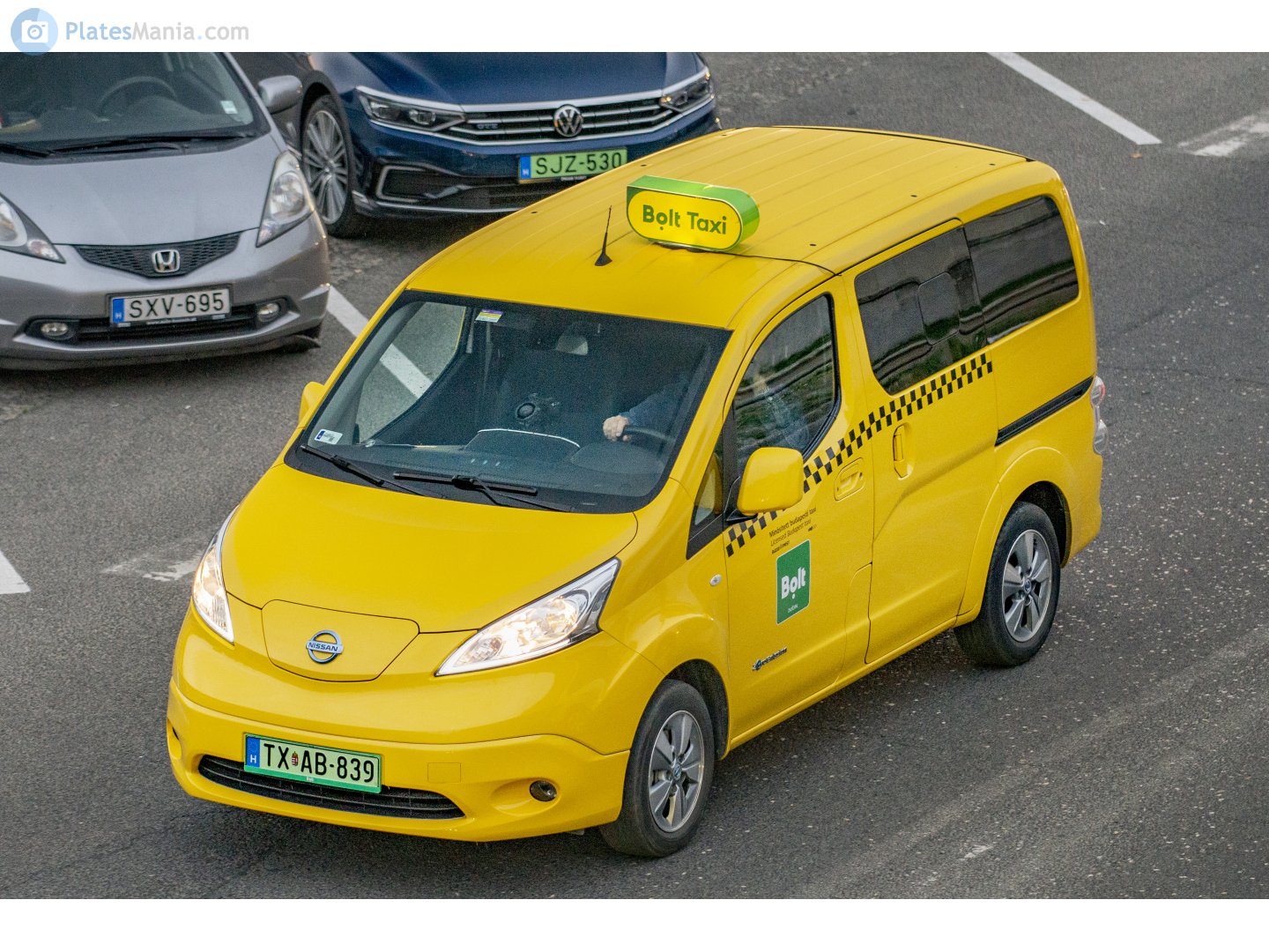 TX AB-839, Nissan NV200 1st gen e-NV200 (Evalia) Passenger Van (ME0), 2014–