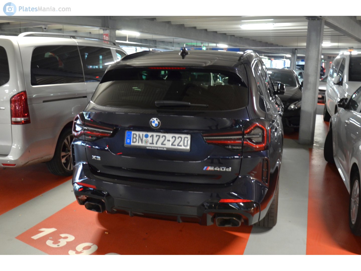 BN 172-220, BMW X3 3rd gen (G01), facelift, 2021–2024