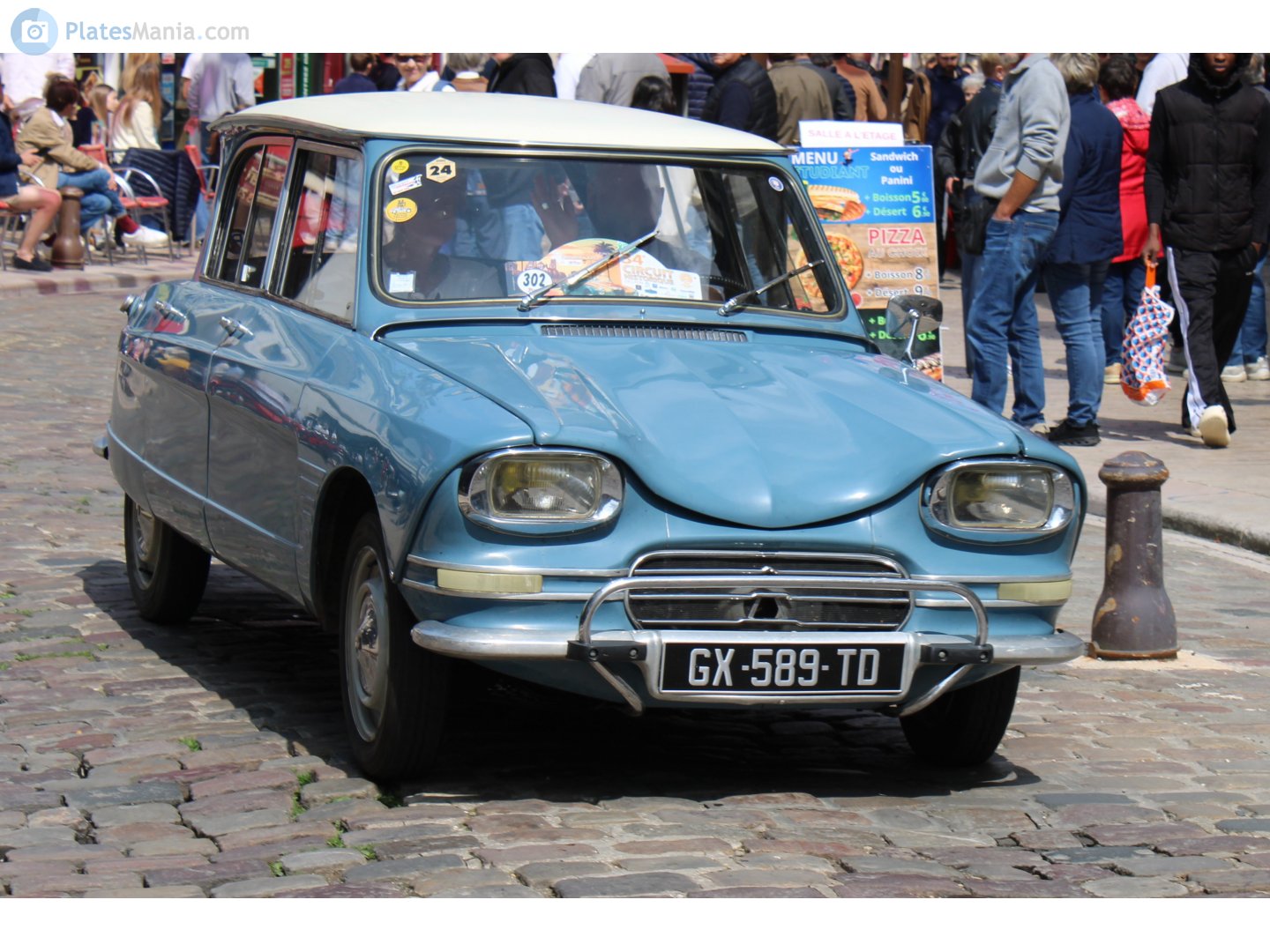 GX-589-TD, Citroёn Ami 1st gen 6 Notchback Sedan, 1961–1969